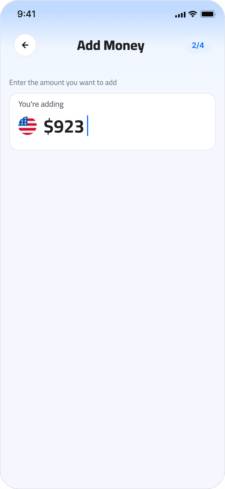 Enter Amount